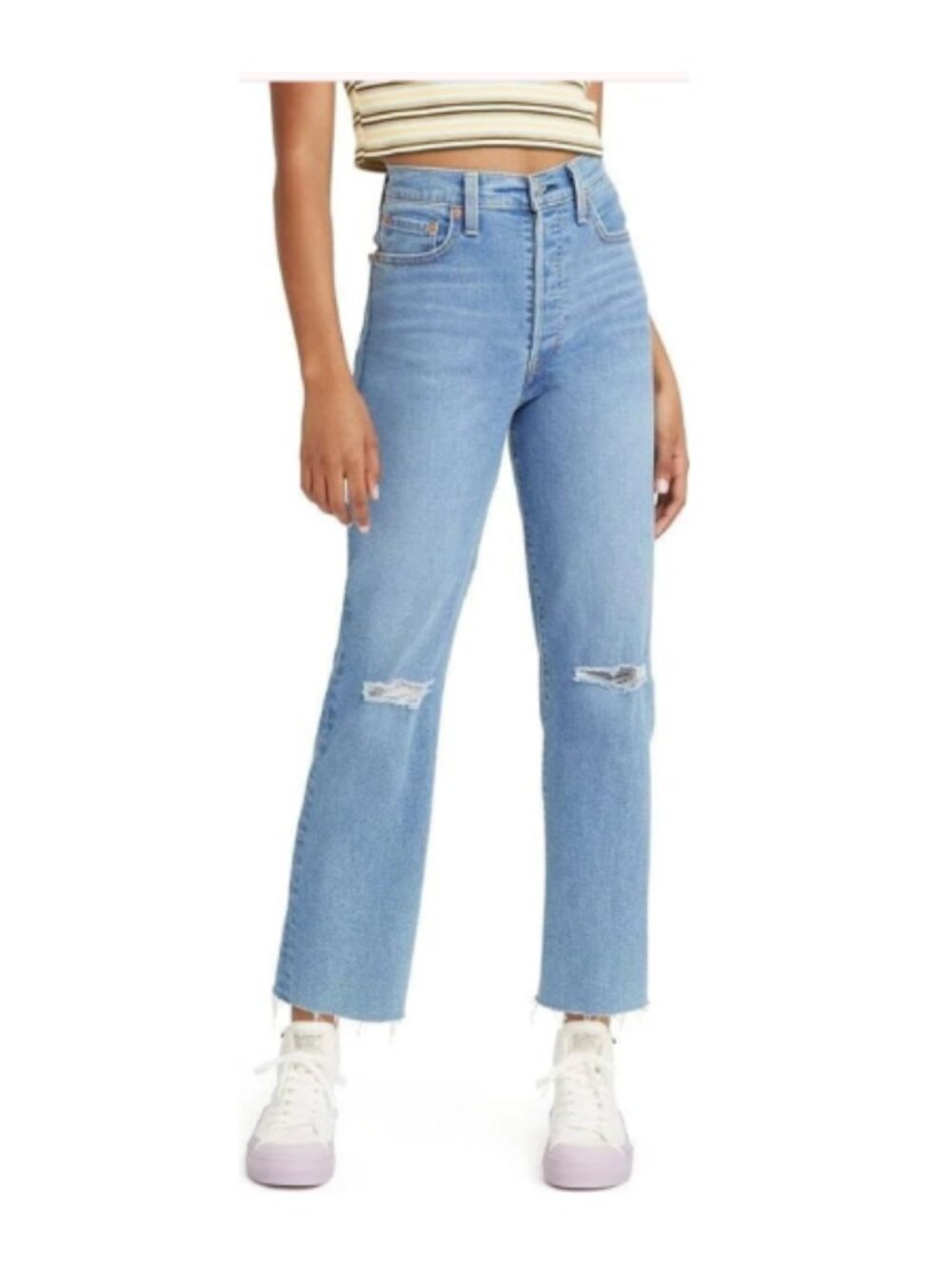 Levi's Women's Ribcage Straight Ankle Jeans - 27 x 27